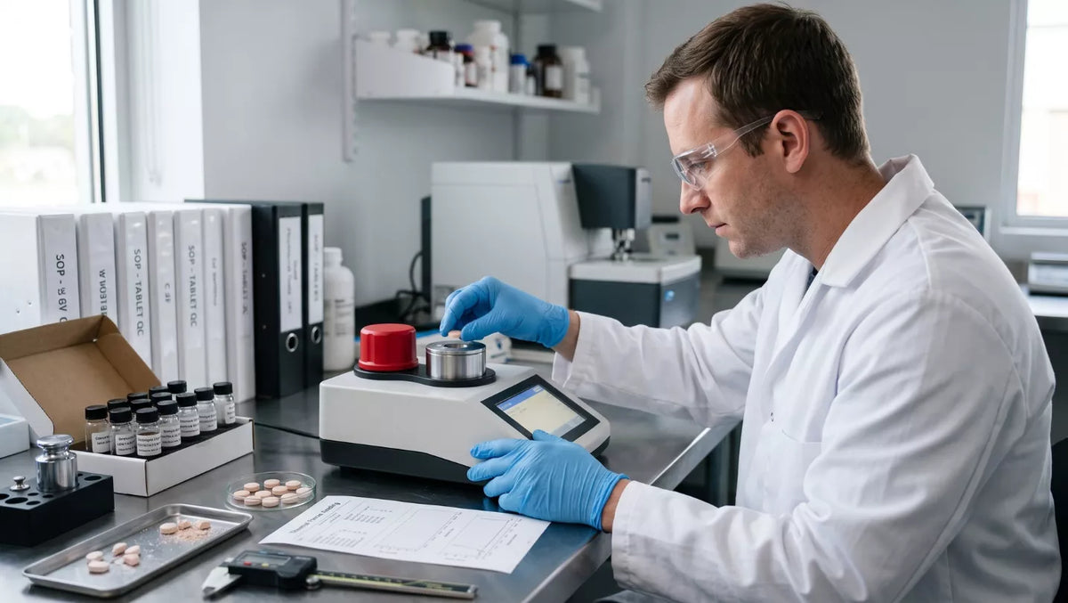 Hardness Test for Tablets: Procedure, Principle, Calibration, and QC Considerations