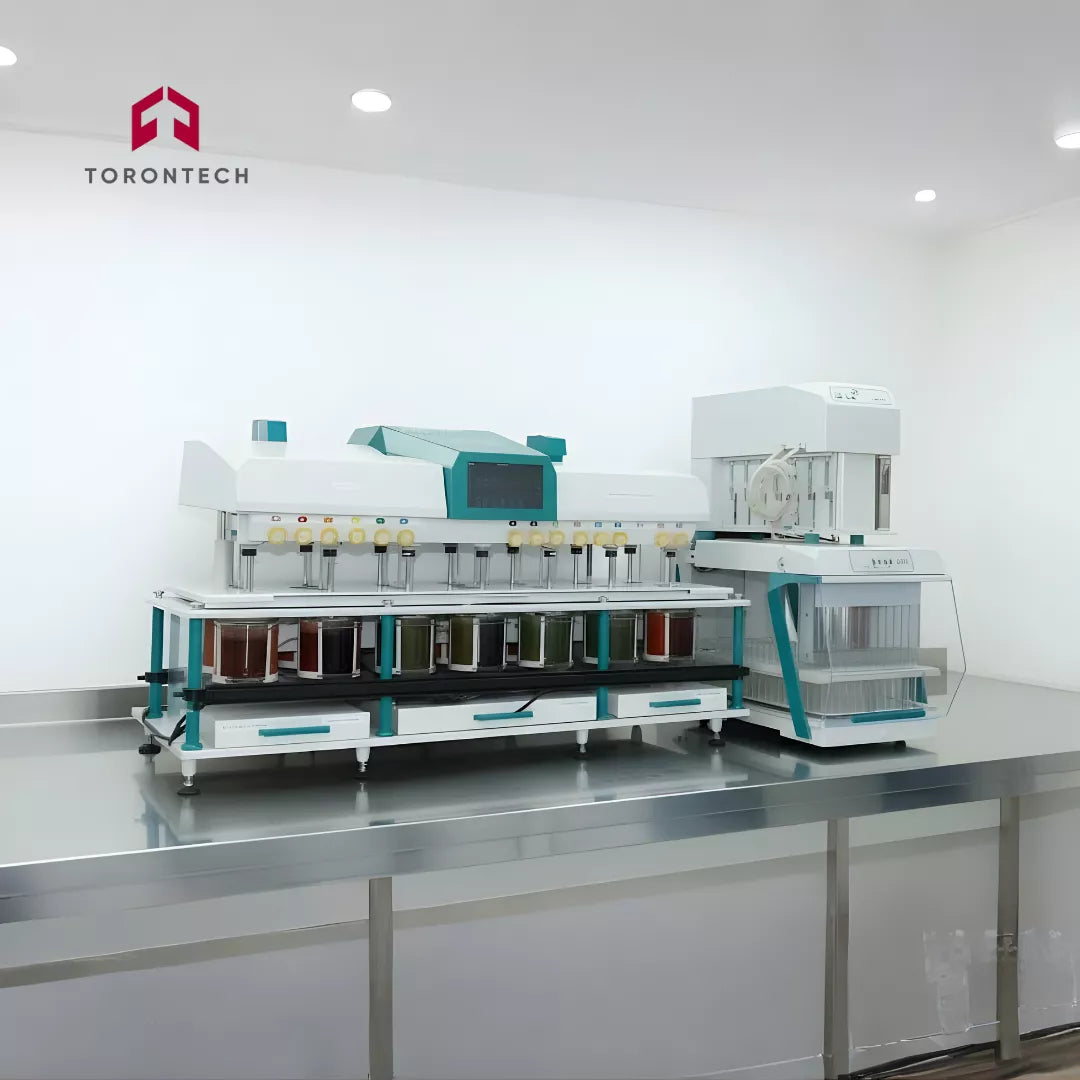 14-Station Bathless Dissolution Tester with DX Sample Collector