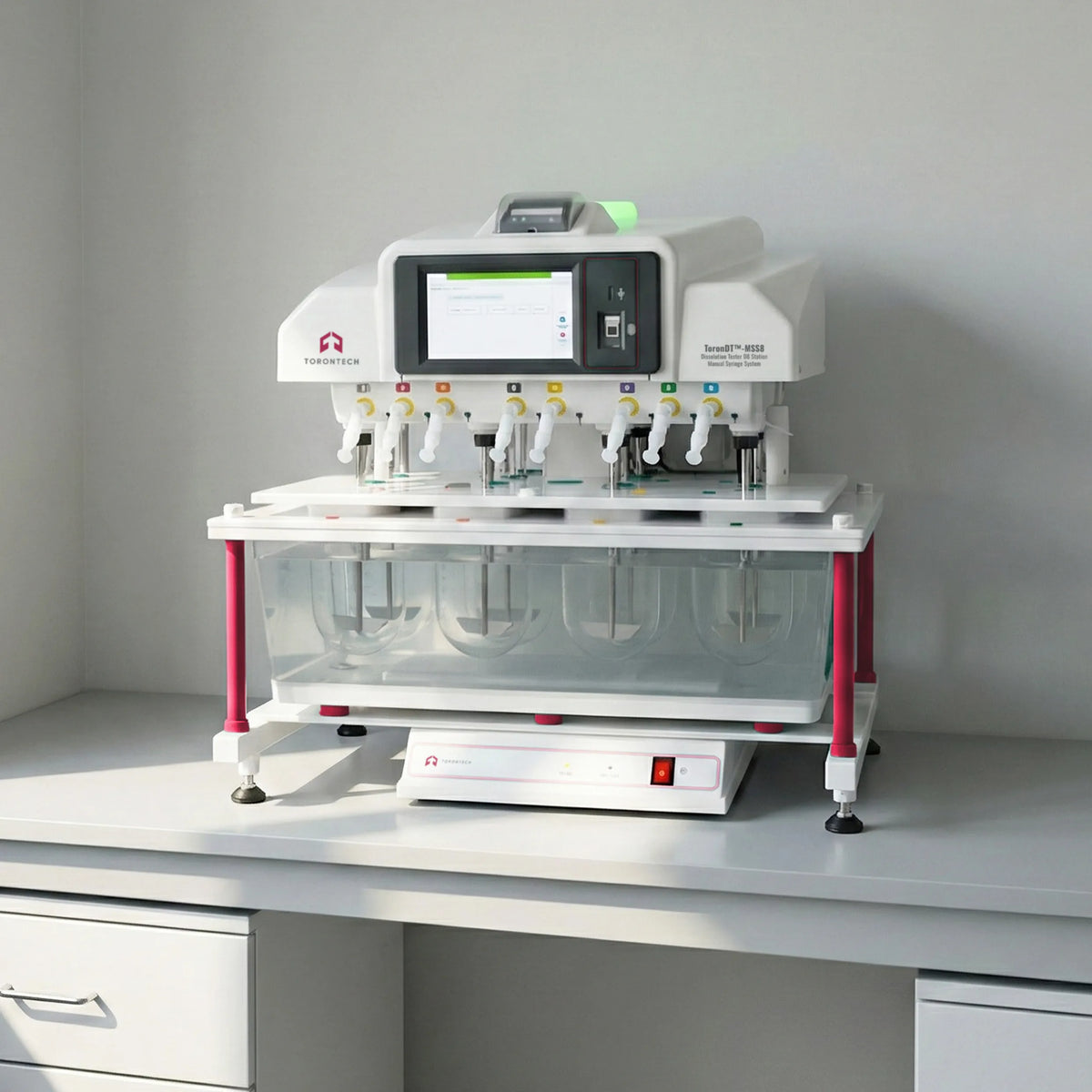 Dissolution Tester – 08 Station Manual Syringe System