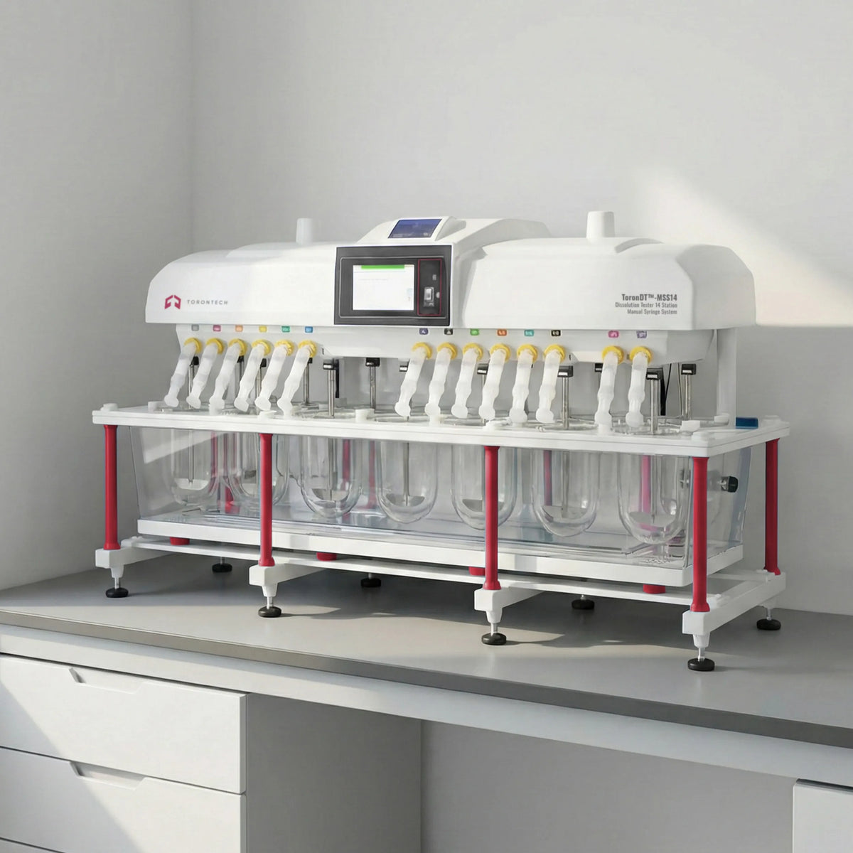Dissolution Tester – 14 Station Manual Syringe System