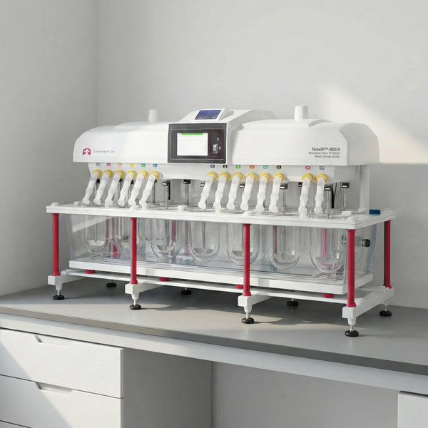 Dissolution Tester – 14 Station Manual Syringe System