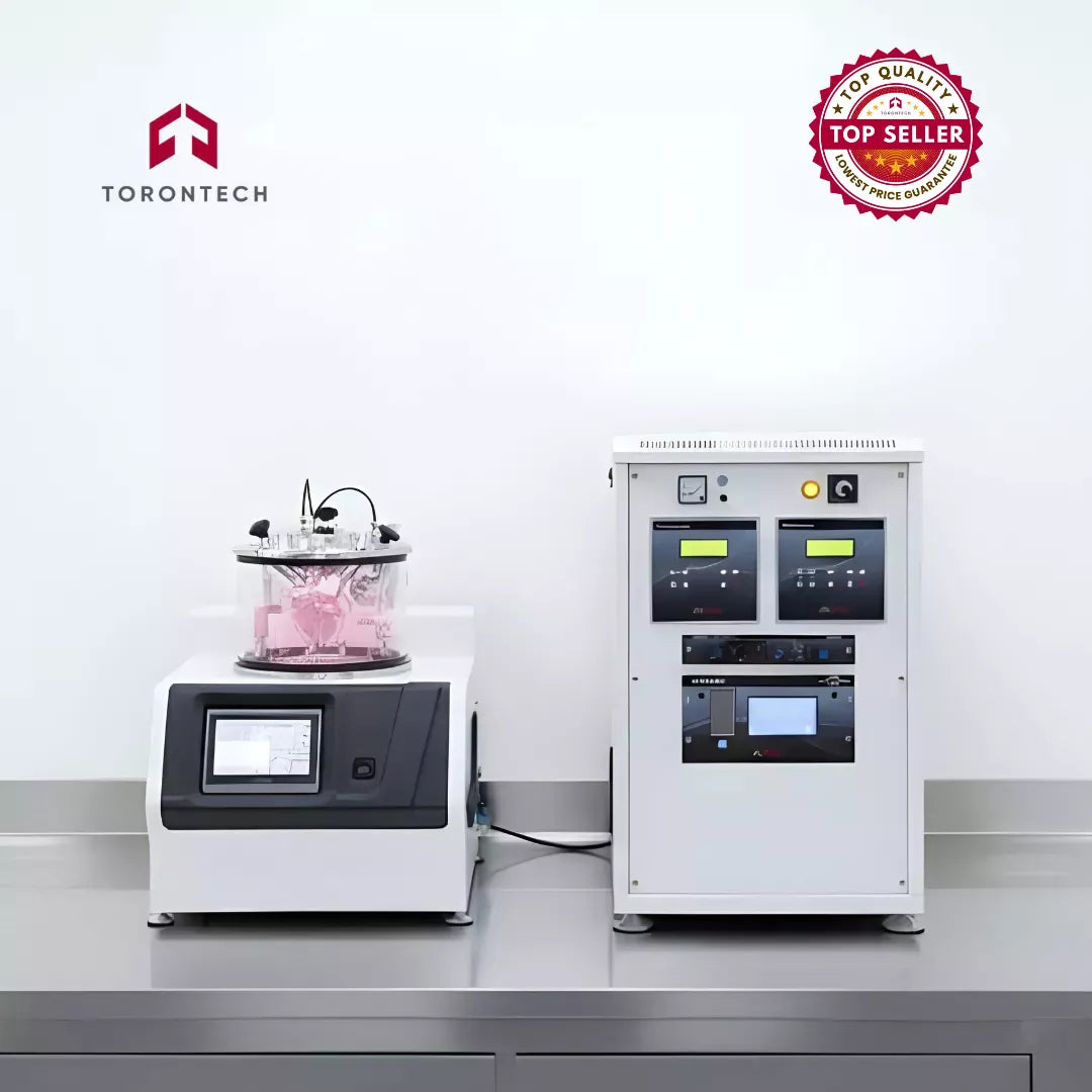 High Vacuum, Triple Magnetron Target Desk Sputter Coater with Thermal Evaporator-DST3-TA/S