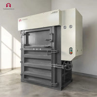 Low-Profile Cardboard Baler